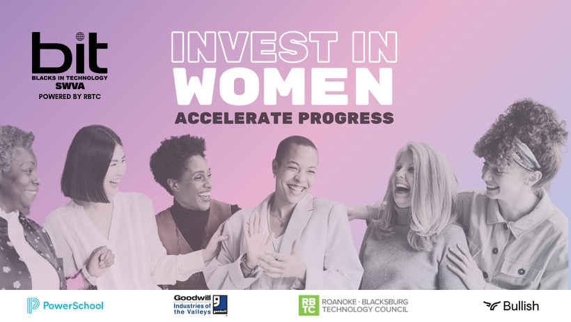 BIT SWVA: Invest in Women: Advance Progress event graphic